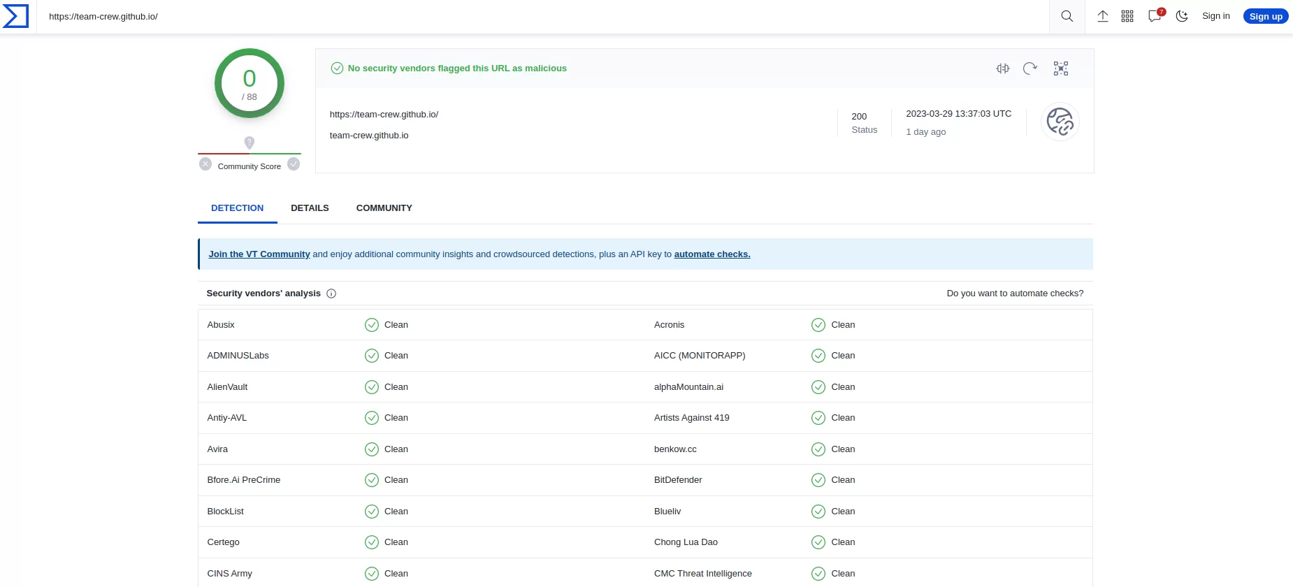 VirusTotal