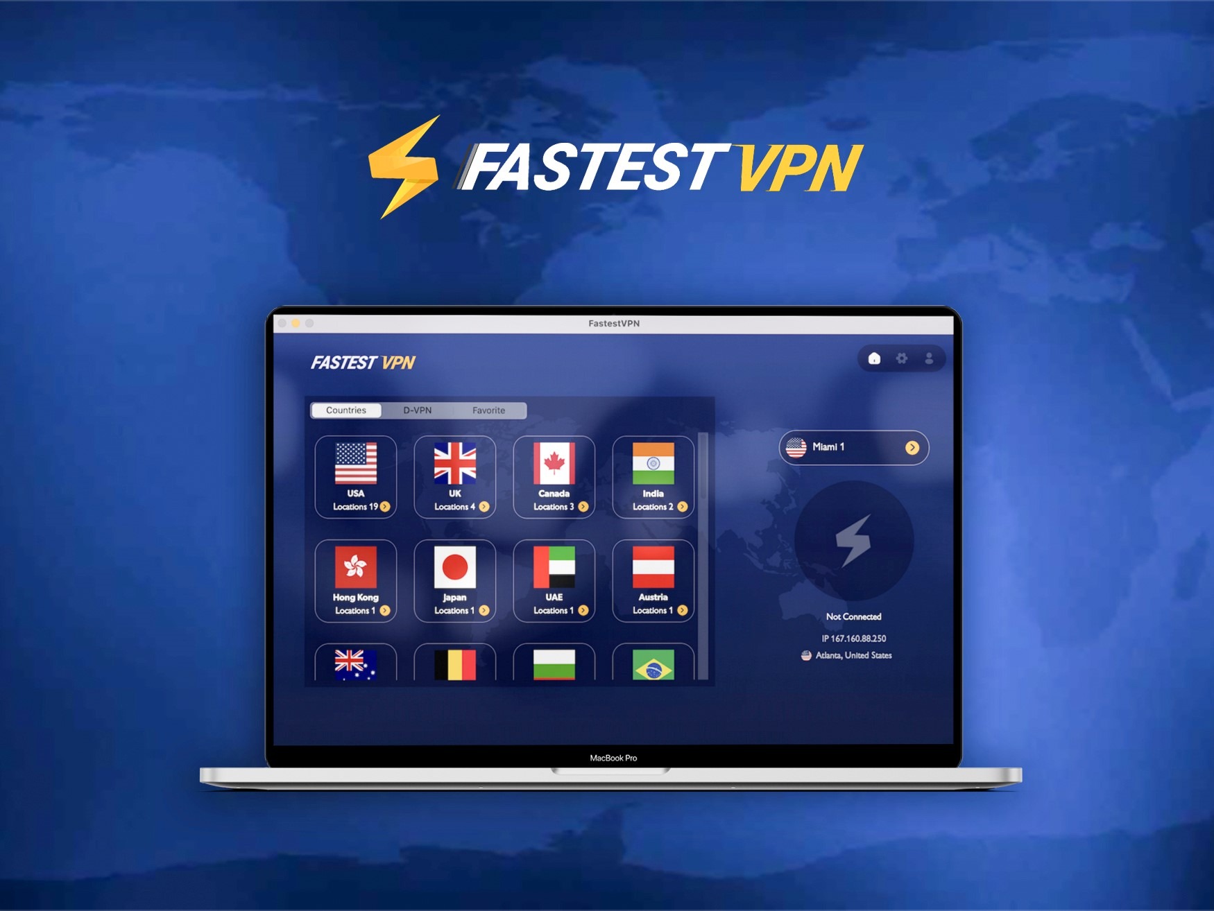 FastestVPN - Servery 