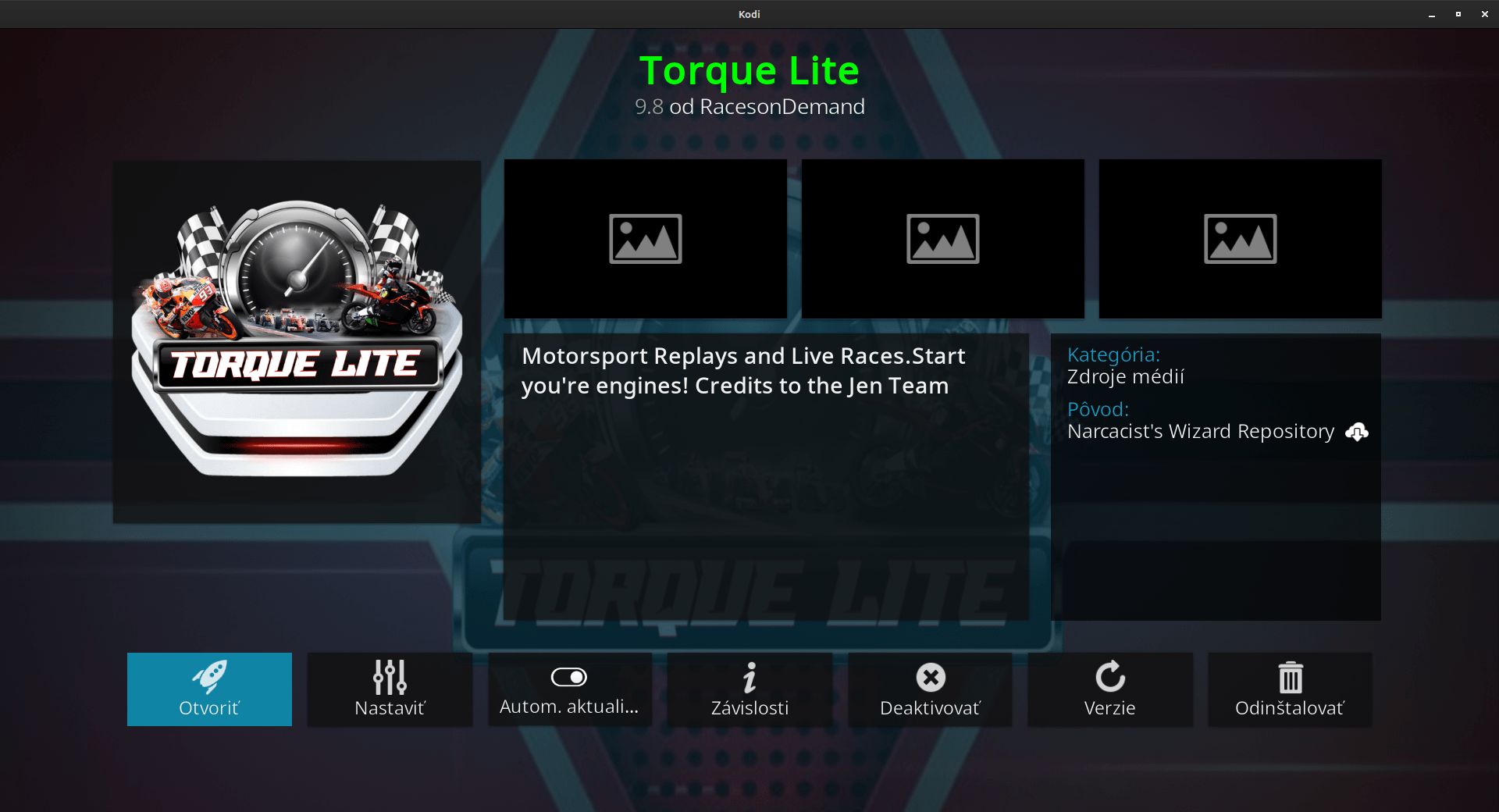 Torque Lite Kodi Addon